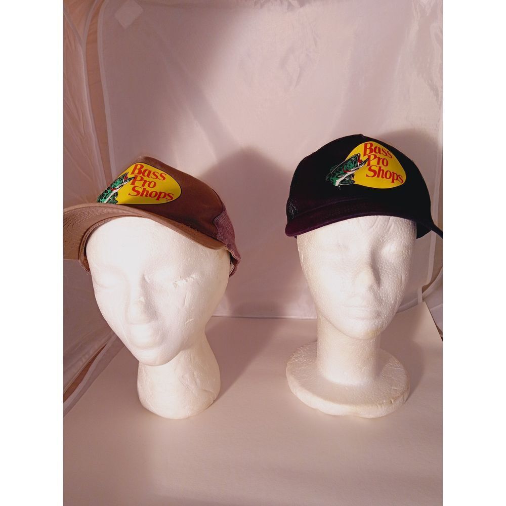 2 - Bass‎ Pro Shops Hat Logo Mesh Fishing Hunting Trucker Cap Snapbacks